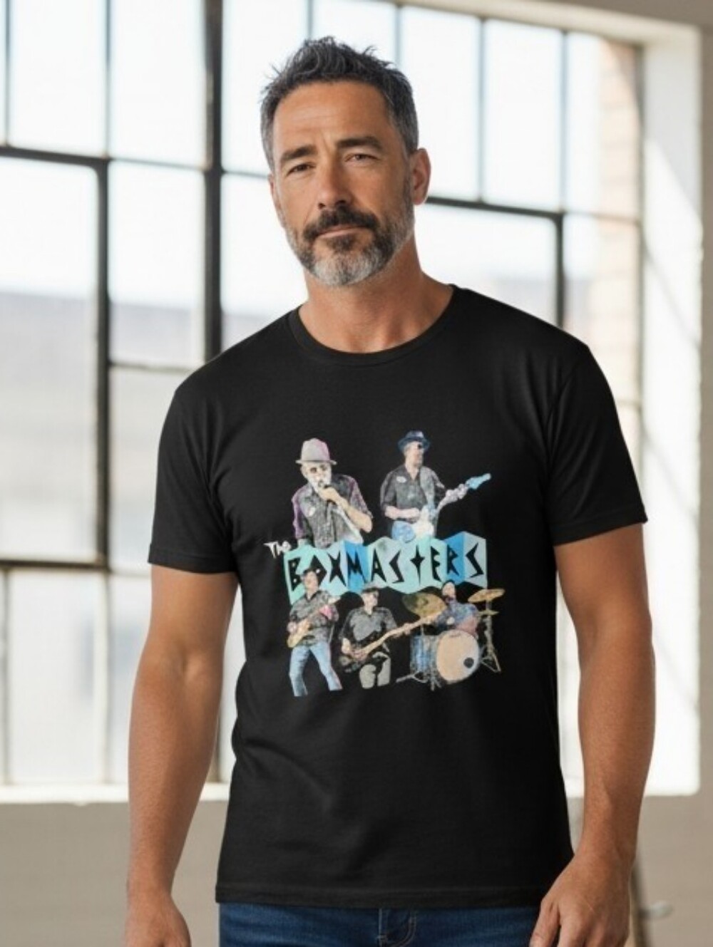The Boxmasters Graphic Band Tee - Black
